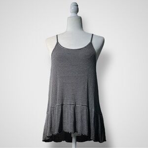 American Eagle Black White Soft Tank Top Size Medium
